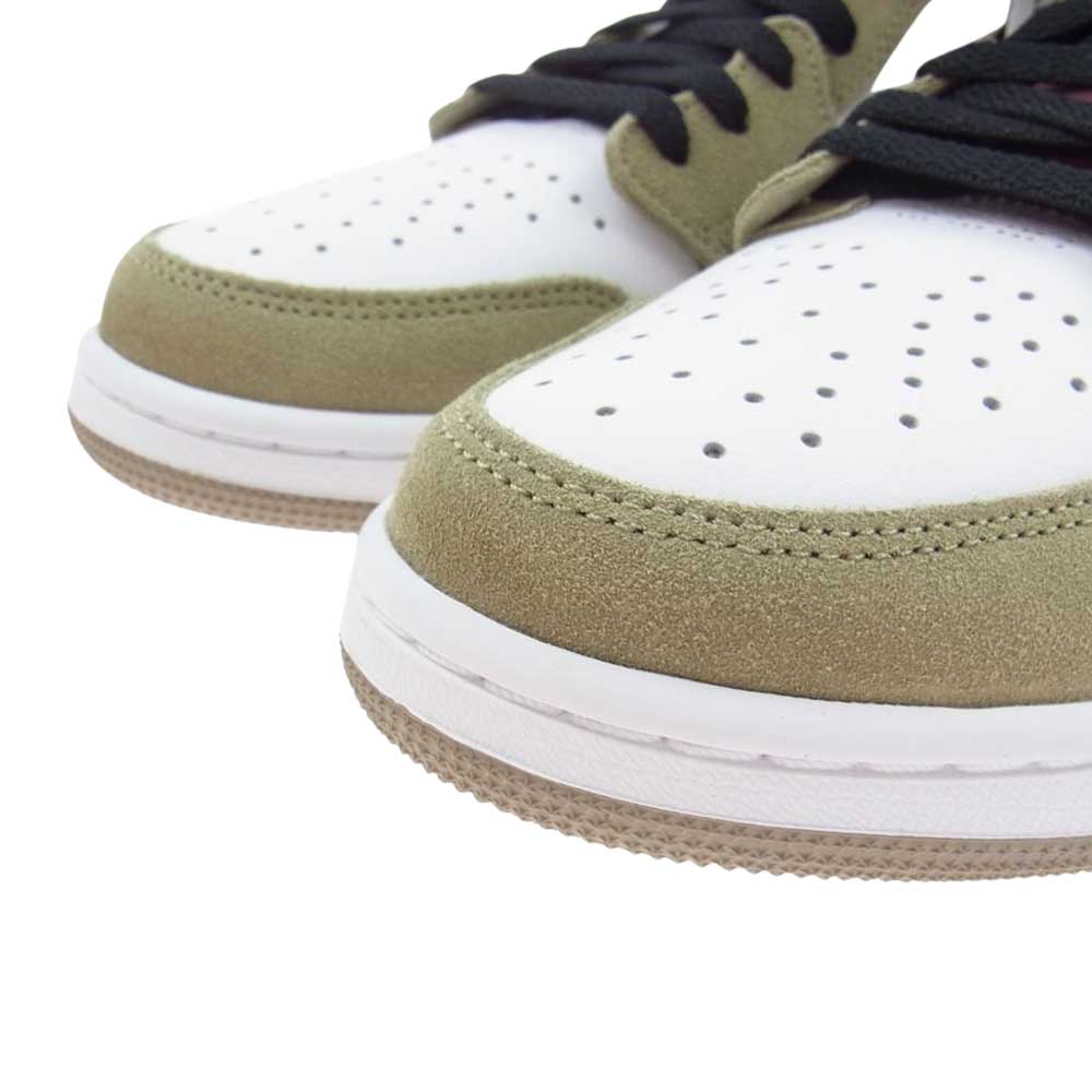 NIKE ナイキ CT0978-203 AIR JORDAN 1 ZOOM CMFT NEUTRAL OLIVE ジョーダン 1 ズーム エア コンフォート ニュートラル オリーブ スニーカー ホワイト系 オリーブ系 27.5cm【新古品】【未使用】【中古】
