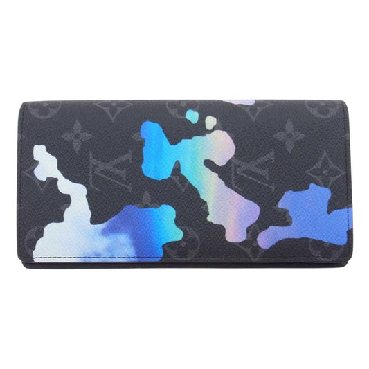 LOUIS VUITTON ルイ・ヴィトン ルーム ウィズ ア ビュー モノグラム エクリプス ポルトフォイユ・ブラザ NM マルチカラー系【美品】【中古】