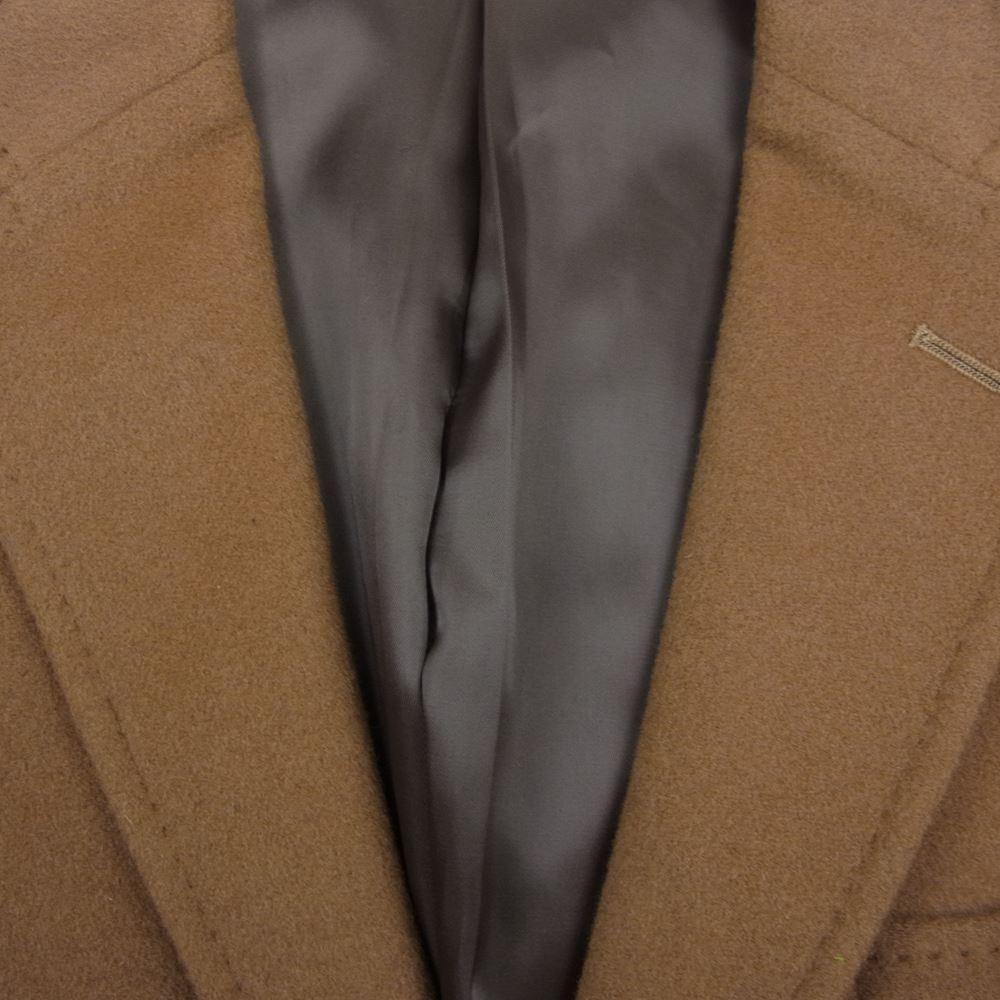 UNITED ARROWS ユナイテッドアローズ カシミヤ混 ウール チェスター コート ブラウン系 L【中古】