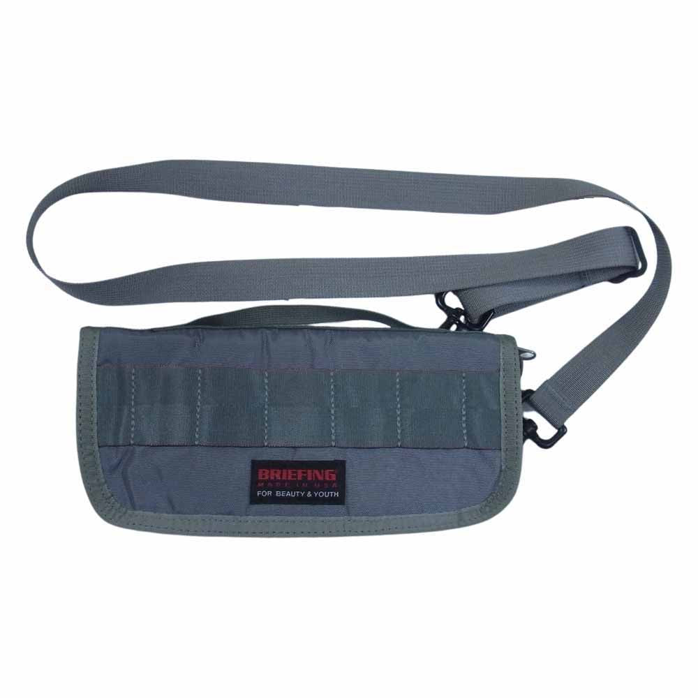 BRIEFING ブリーフィング 2WAY TRAVEL CASE トラベルケース ショルダー バッグ グレー系【中古】