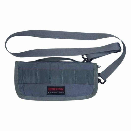 BRIEFING ブリーフィング 2WAY TRAVEL CASE トラベルケース ショルダー バッグ グレー系【中古】