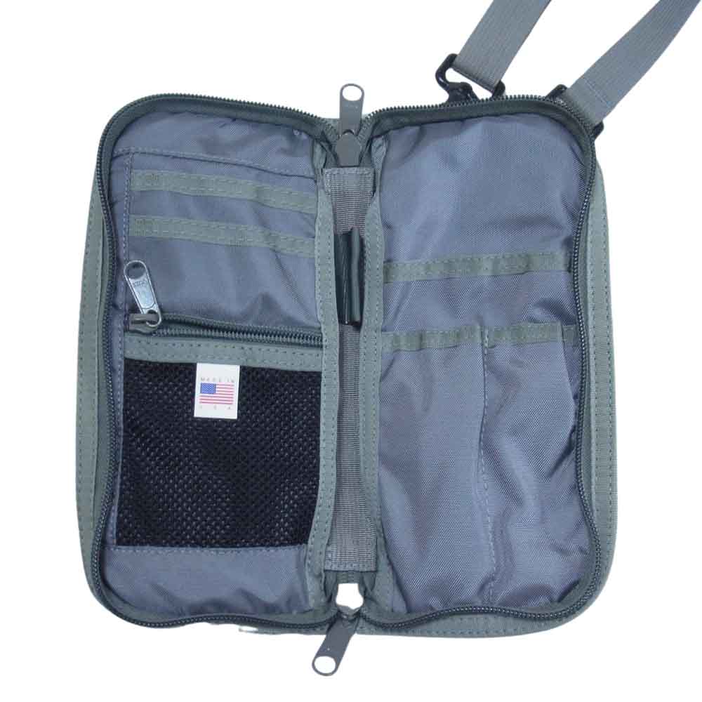 BRIEFING ブリーフィング 2WAY TRAVEL CASE トラベルケース ショルダー バッグ グレー系【中古】
