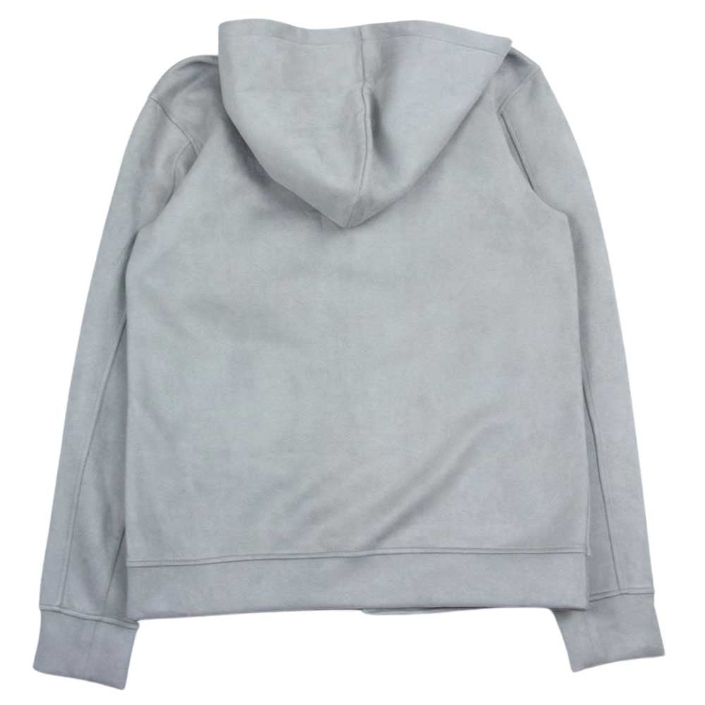 LOVELESS ラブレス スエードライク フーデッド ライダース ジャケット グレー系 M【中古】