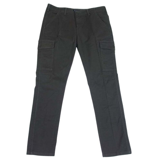 Johnbull ジョンブル ストレッチ コットンバックサテン カーゴパンツ ブラウン系 LL【中古】