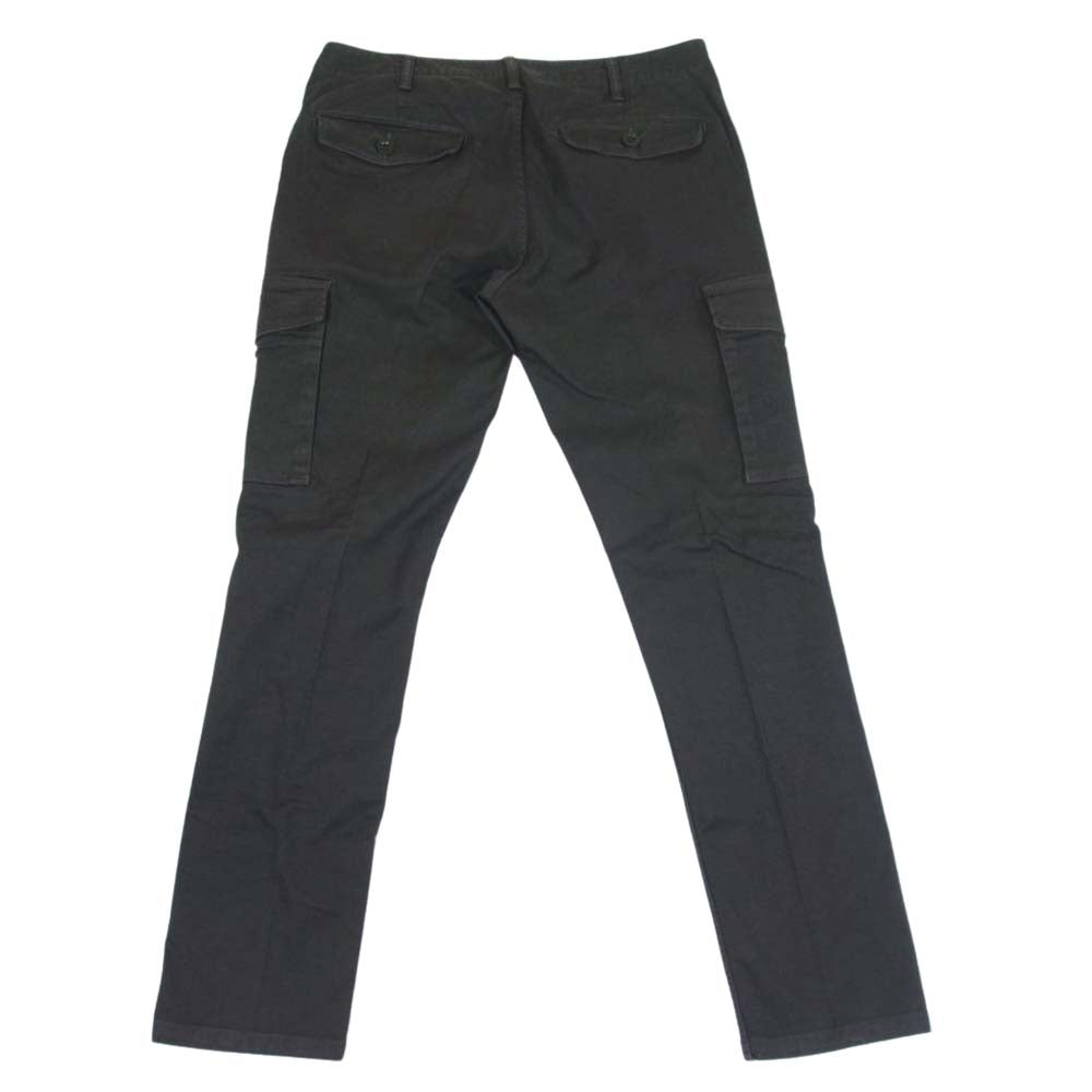 Johnbull ジョンブル ストレッチ コットンバックサテン カーゴパンツ ブラウン系 LL【中古】