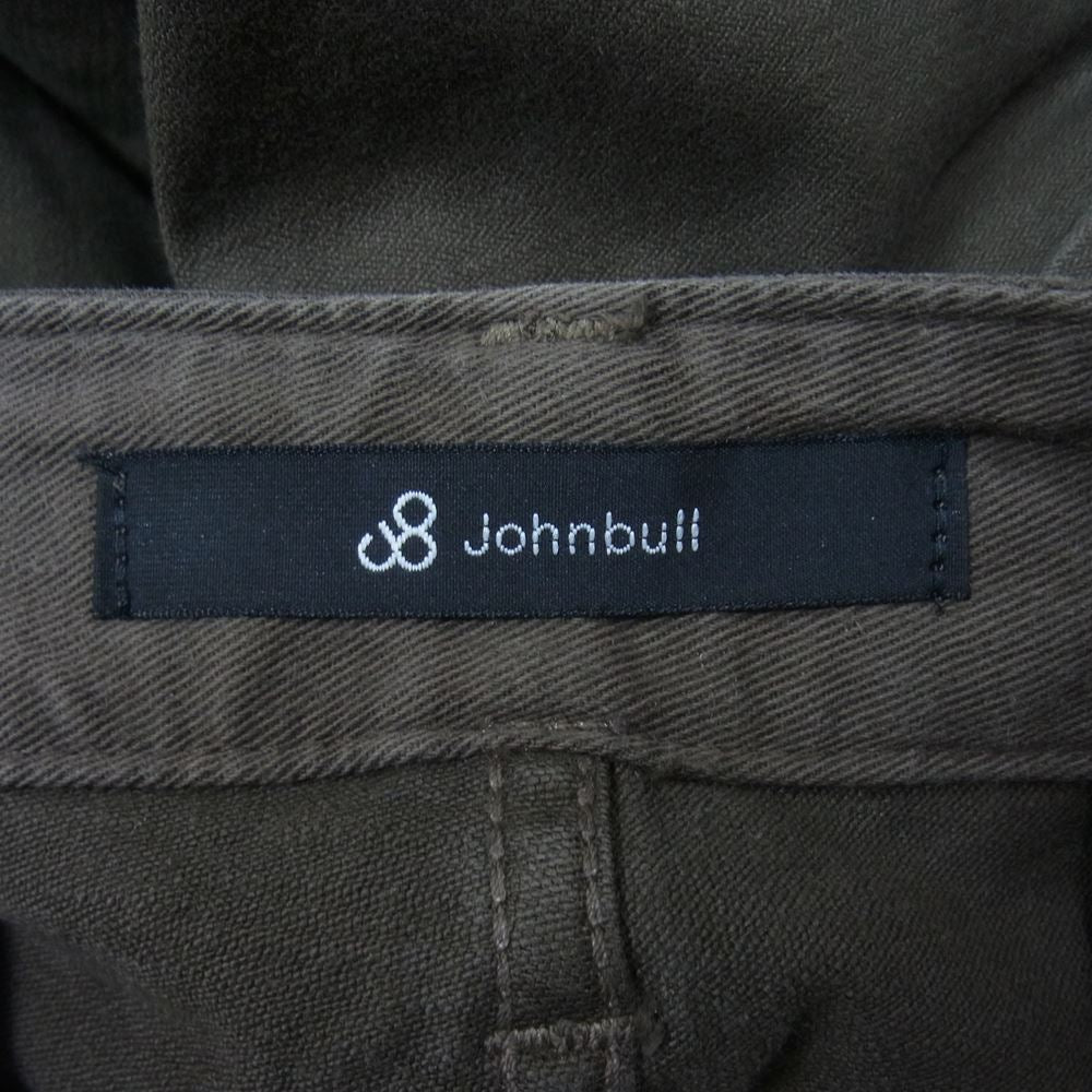 Johnbull ジョンブル ストレッチ コットンバックサテン カーゴパンツ ブラウン系 LL【中古】