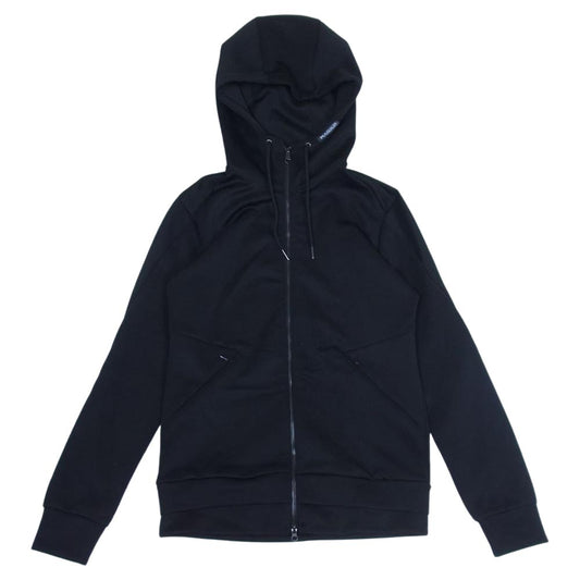 1piu1uguale3 ウノピュウノウグァーレトレ RELAX ジャージー ジップパーカー ブラック系 L【美品】【中古】