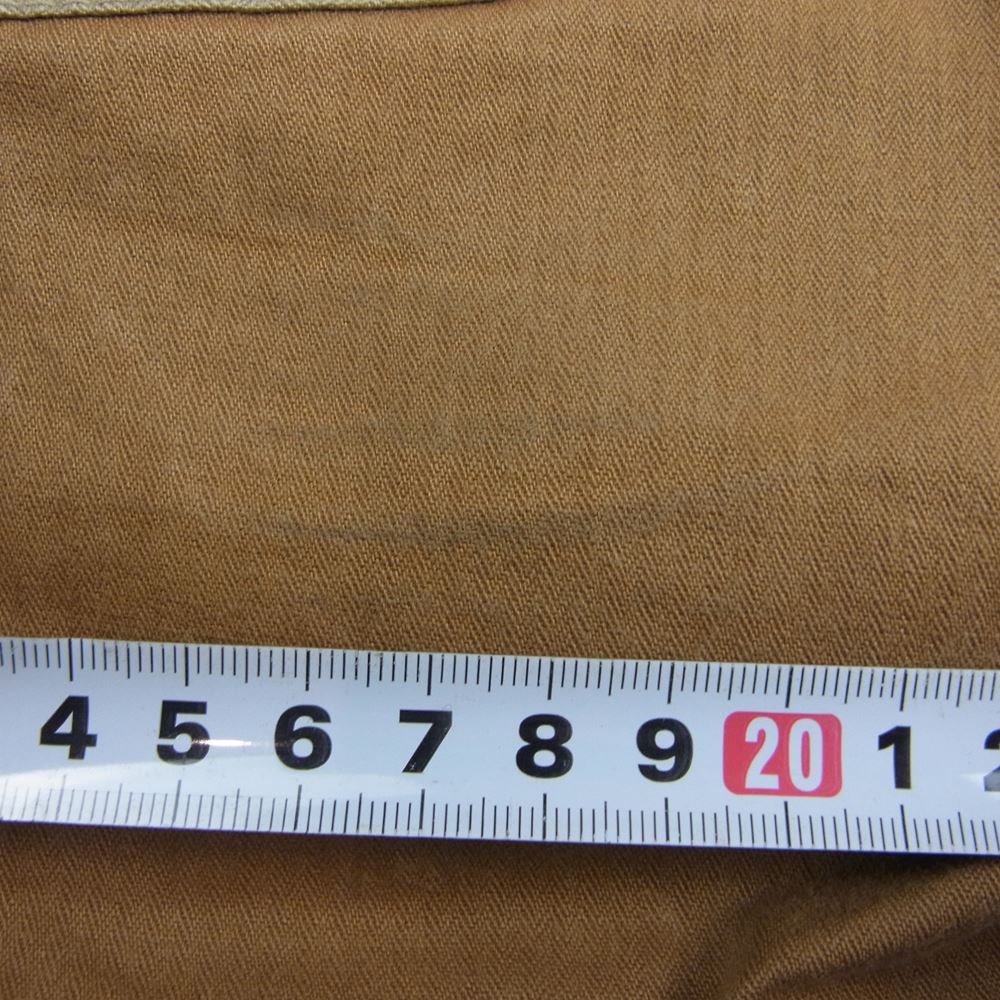 児島ジーンズ 切替 ワーク パンツ ベージュ系 32【中古】