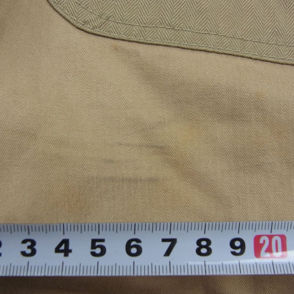 児島ジーンズ 切替 ワーク パンツ ベージュ系 32【中古】