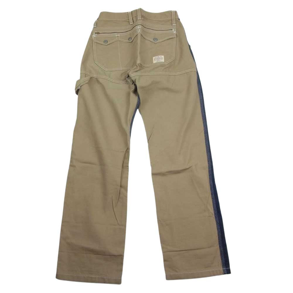 児島ジーンズ デニム 切替 ペインター パンツ インディゴブルー系 30【中古】