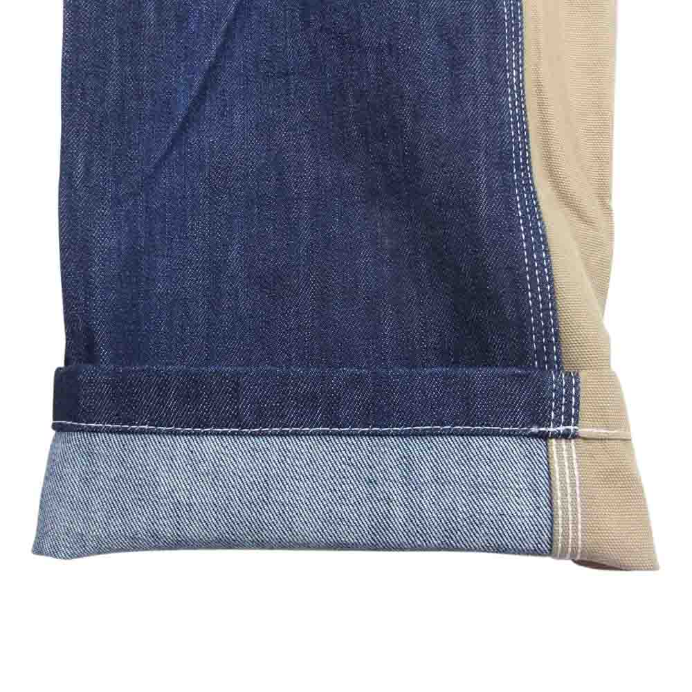 児島ジーンズ デニム 切替 ペインター パンツ インディゴブルー系 30【中古】