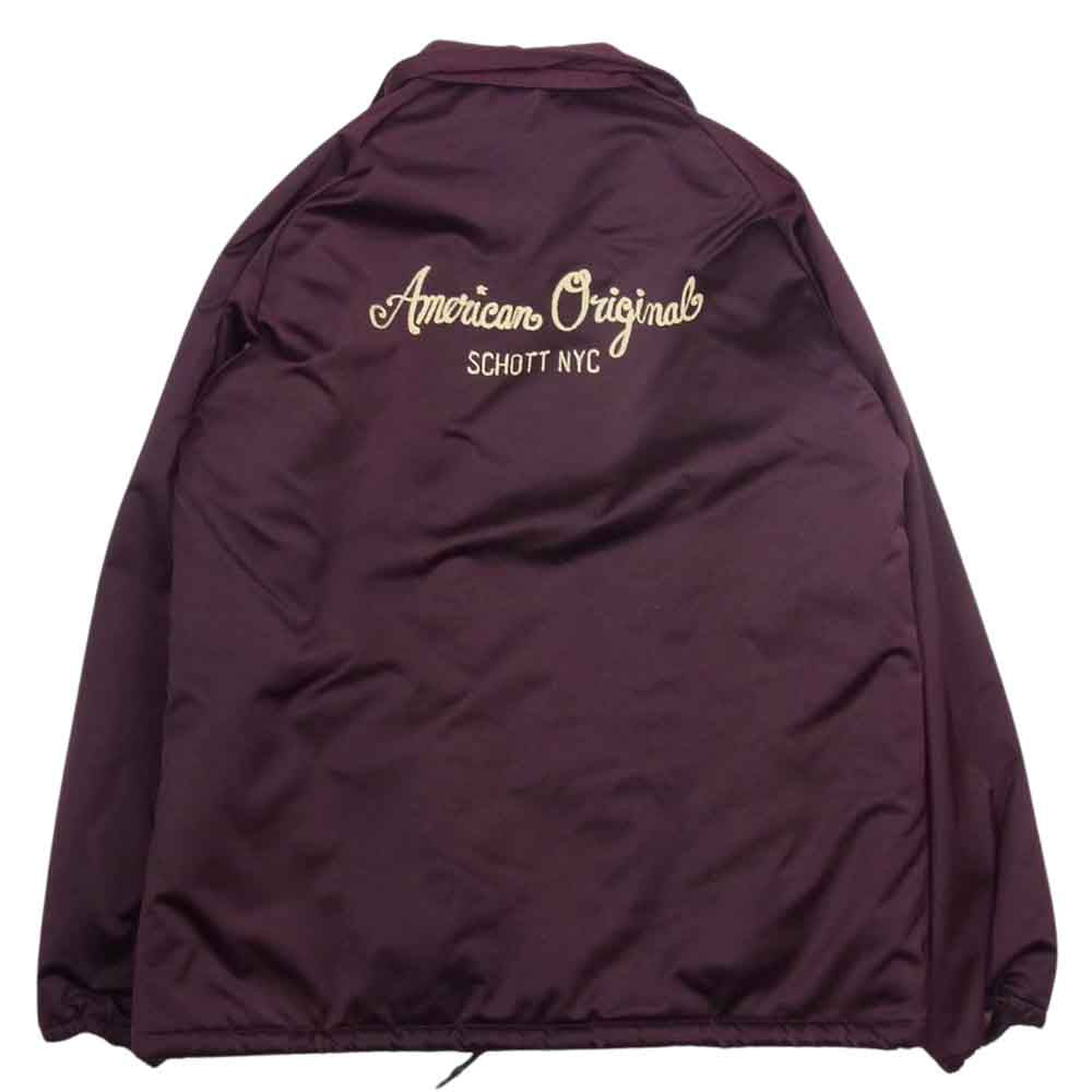 schott ショット 3192044 American Original COACH JACKET コーチ ジャケット エンジ系 M【中古】