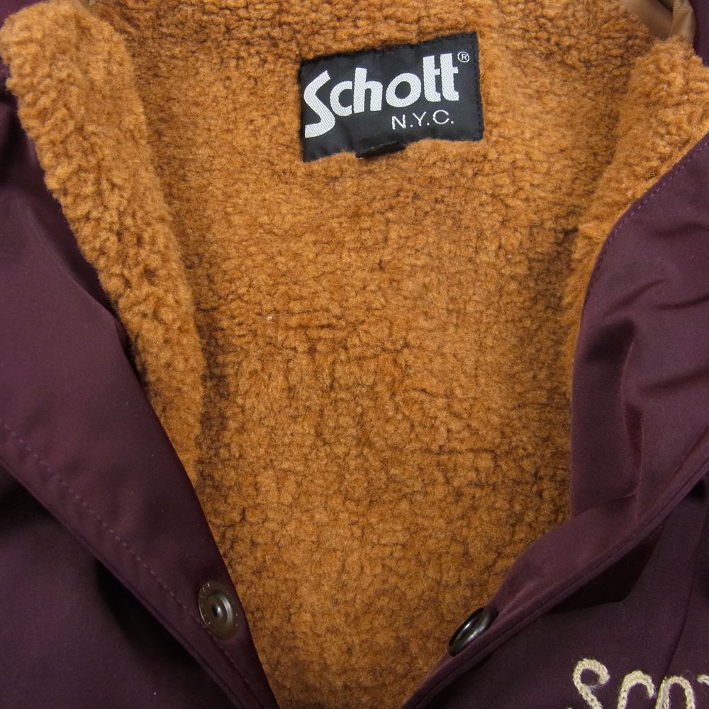 schott ショット 3192044 American Original COACH JACKET コーチ ジャケット エンジ系 M【中古】