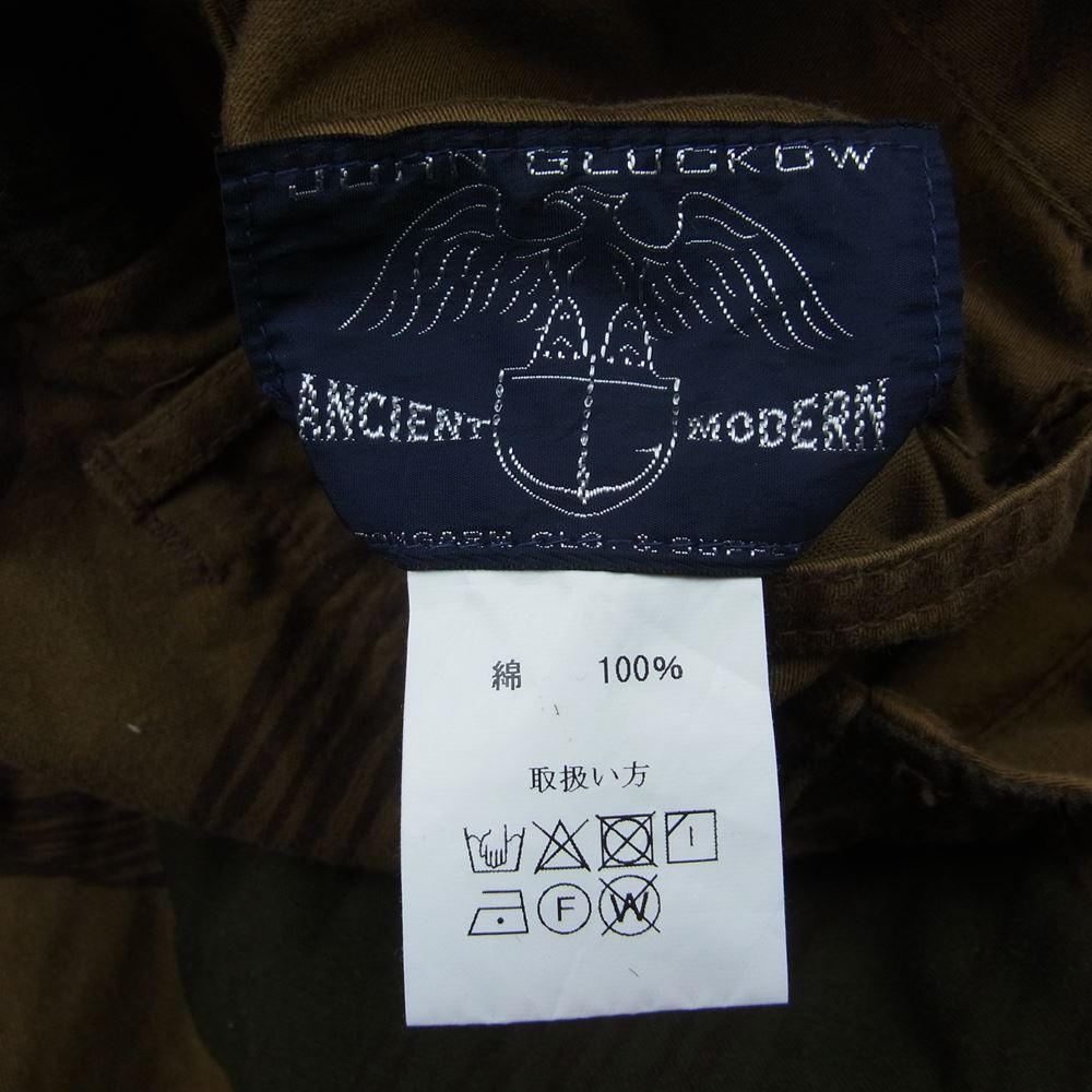 JELADO ジェラード JOHN GLUCKOW ジョングラッコウ Field Trousers Special Model フィールド トラウザー ミリタリー パンツ ブラウン系 M【中古】