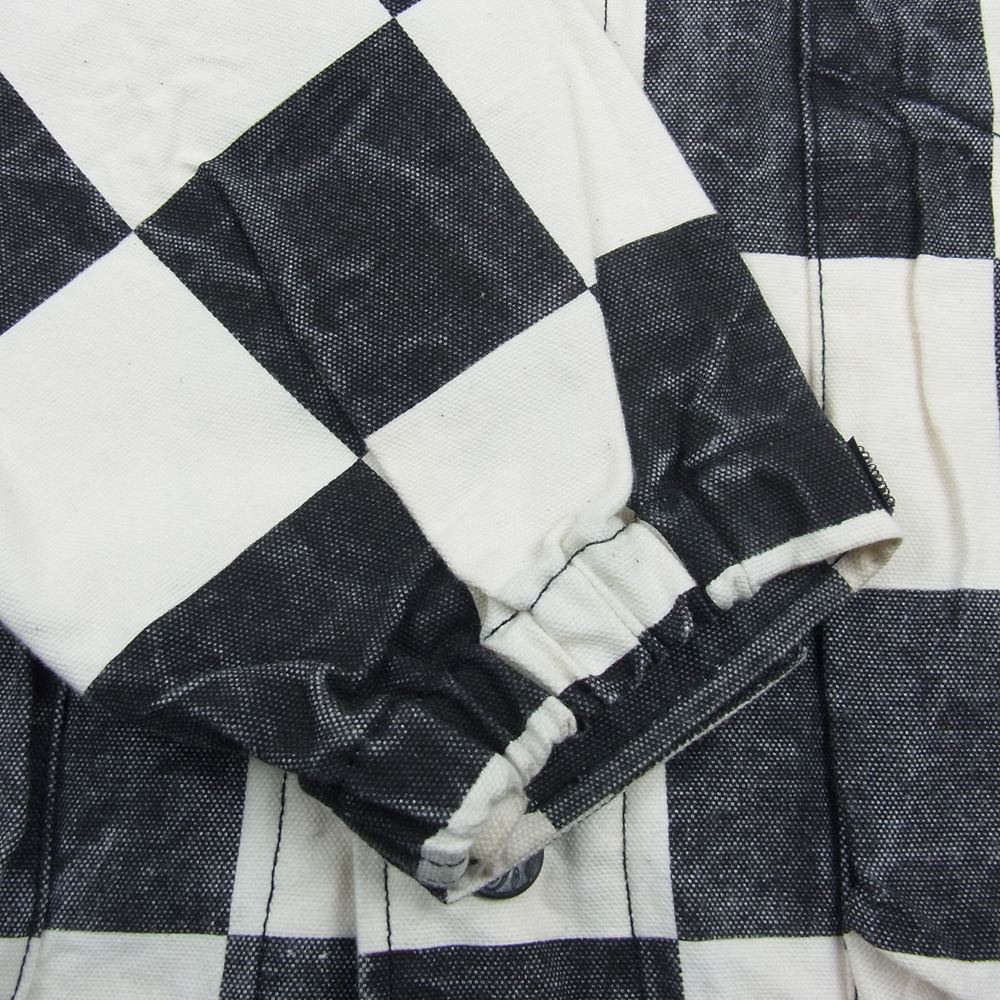 ウエストライド CHECKER HOODIE チェッカーフラッグ フーディー ジャケット ブラック系 ホワイト系 38【中古】