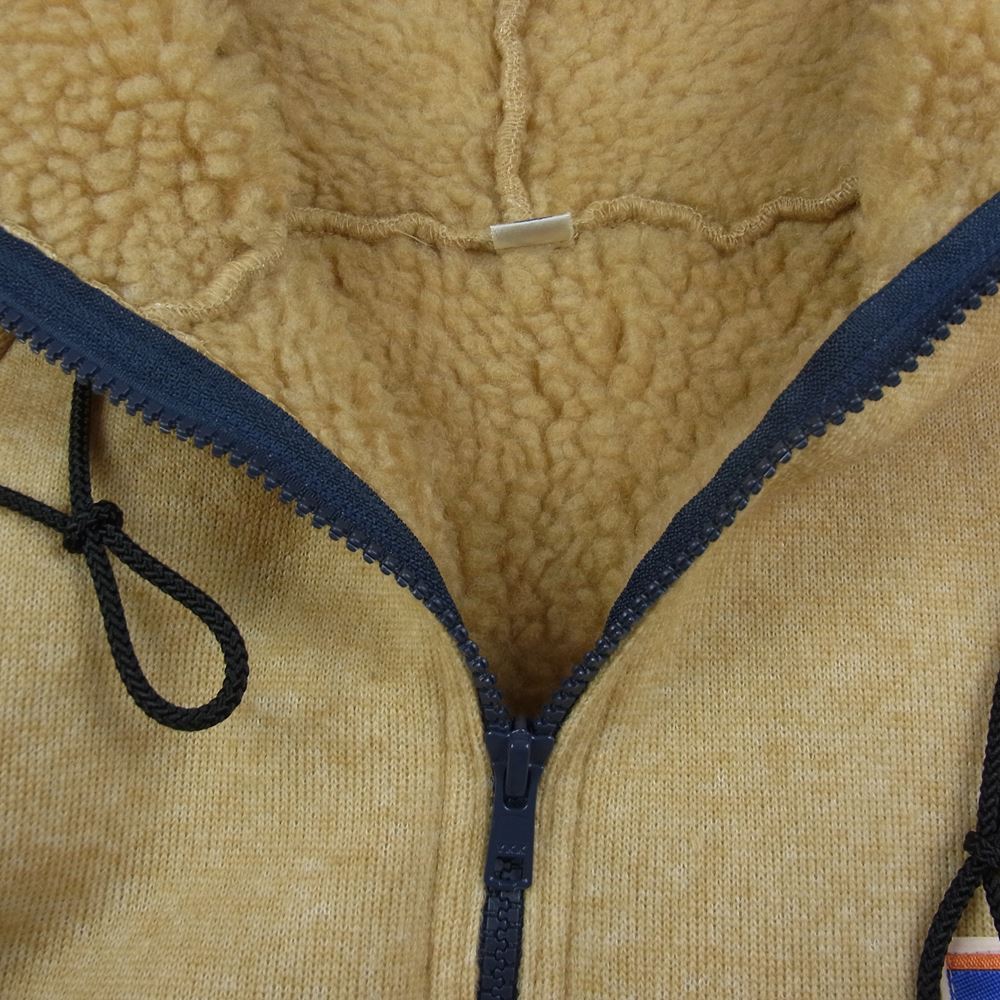 WAREHOUSE ウエアハウス Classic Pile Hoodie クラシック パイル フーディー フリース ジャケット ベージュ系 M【中古】