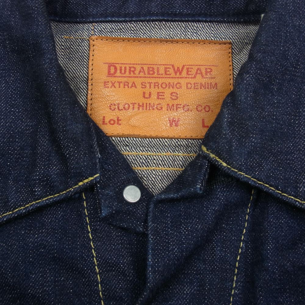 ウエス 3rd デニム ジャケット インディゴブルー系 1【美品】【中古】