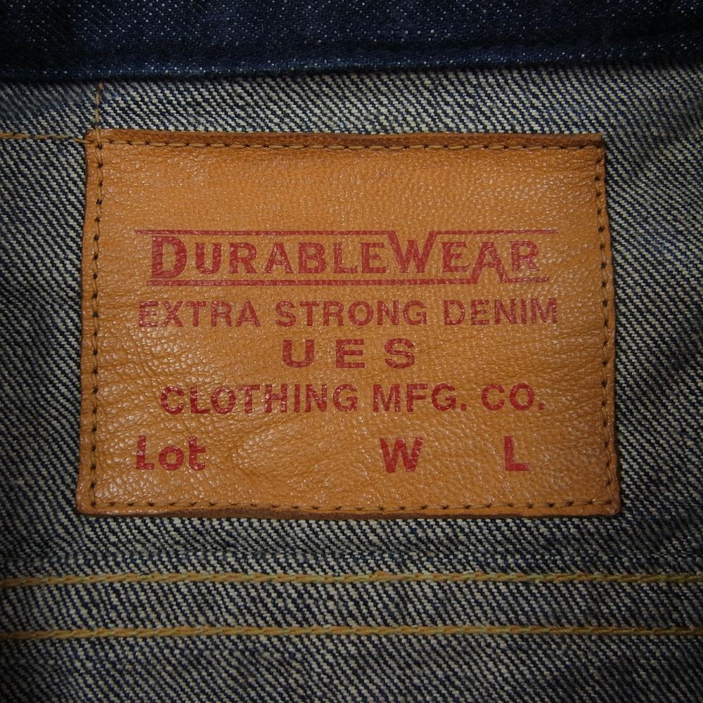 ウエス 3rd デニム ジャケット インディゴブルー系 1【美品】【中古】