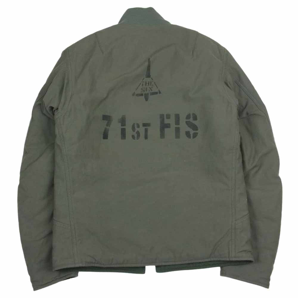 COLIMBO コリンボ SPECTOR MECHANIX-COAT CUSTOM THE SIX CWU スペクター メカニクス コート カスタム ミリタリー ジャケット カーキ系 S【中古】