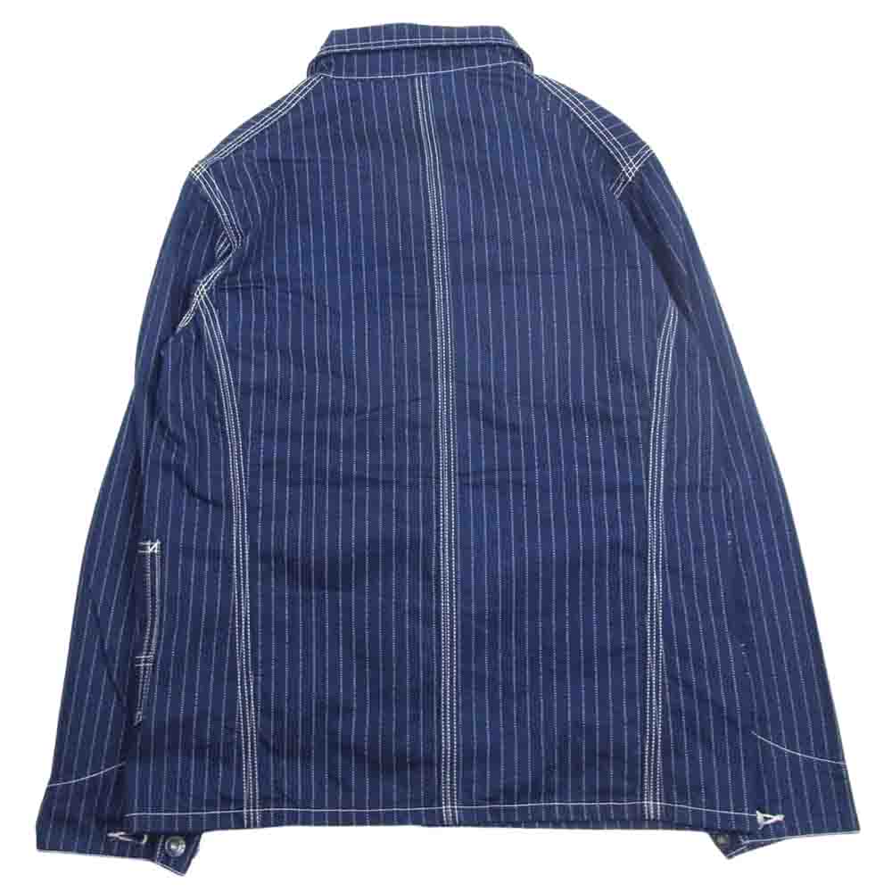 The REAL McCOY'S ザリアルマッコイズ 8HOUR UNION ウォバッシュ カバーオール ジャケット インディゴブルー系【中古】