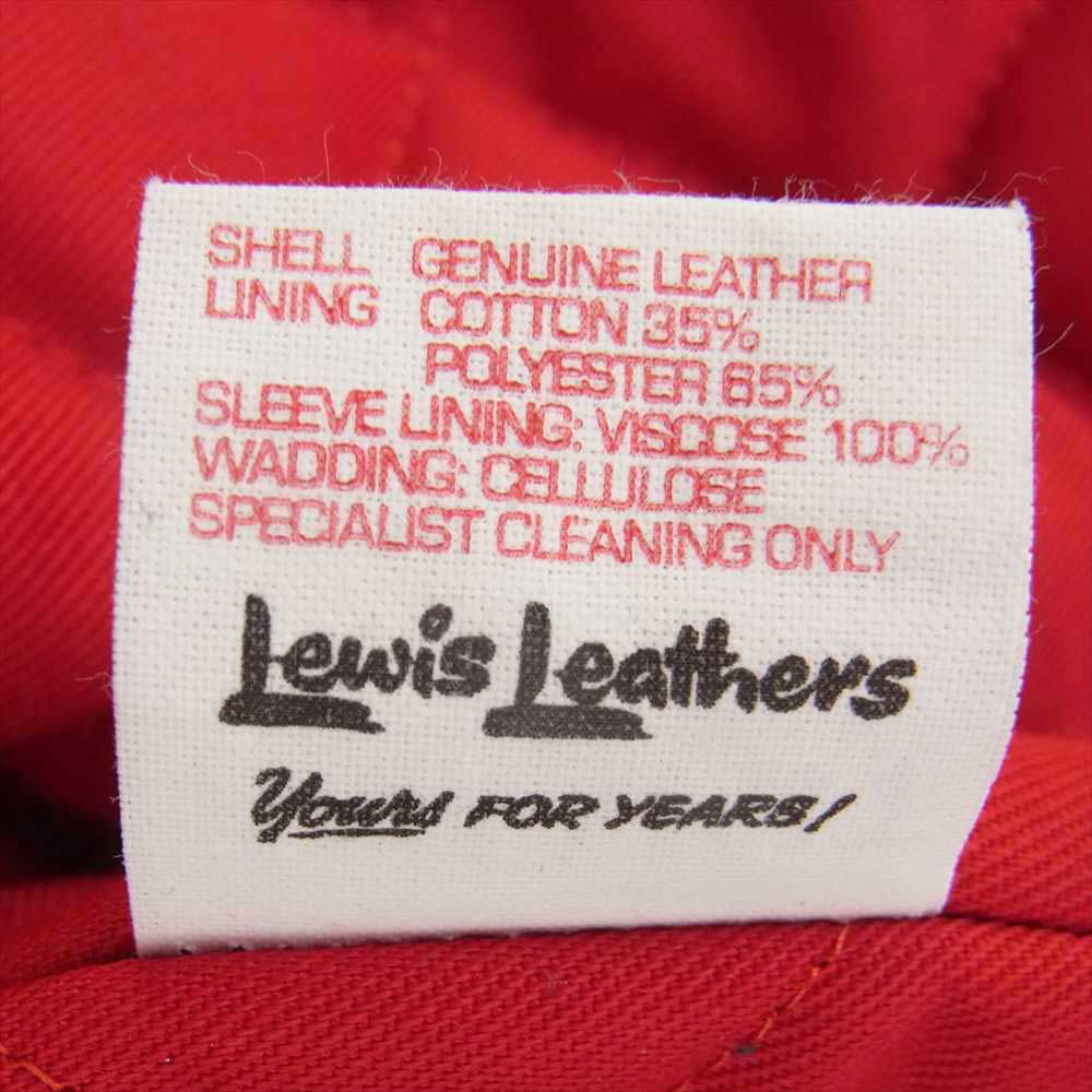 Lewis Leathers ルイスレザー 391 LIGHTNING HORSEHIDE REGULAR FIT ライトニング ホースハイド レギュラーフィット ベージュジップ キルティング ライダース ジャケット ブラック系 36【極上美品】【中古】