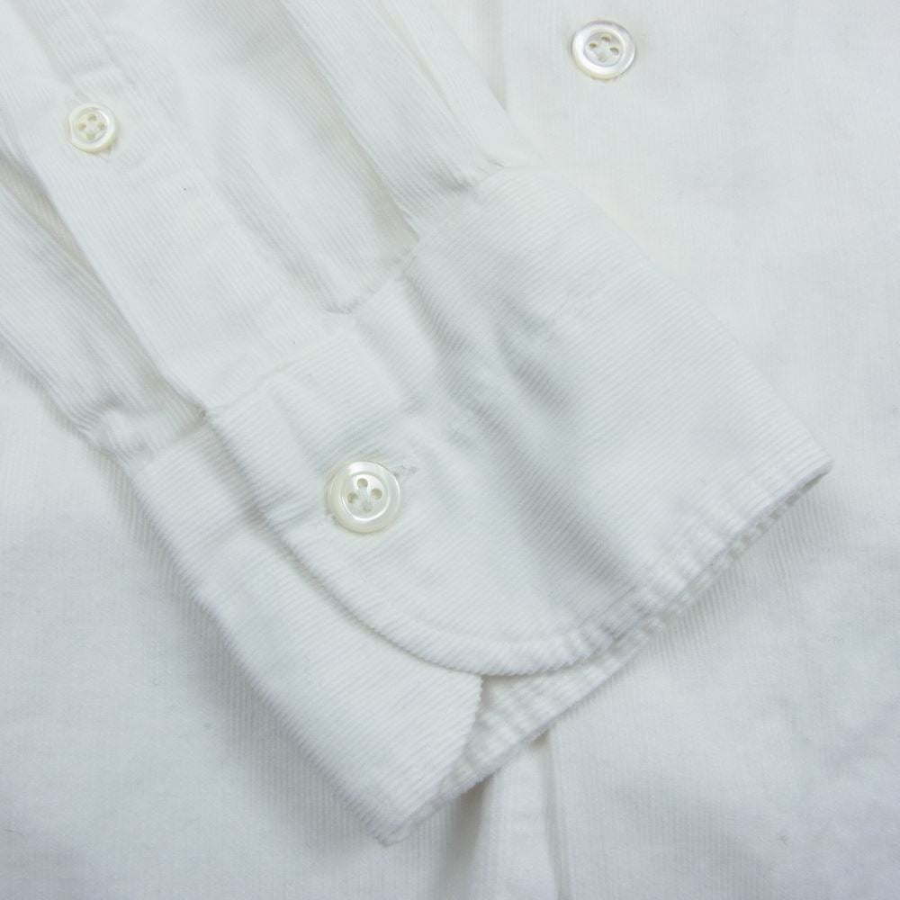 ジャンネット イタリア製 タルカラー 長袖 シャツ ホワイト系 XS【中古】