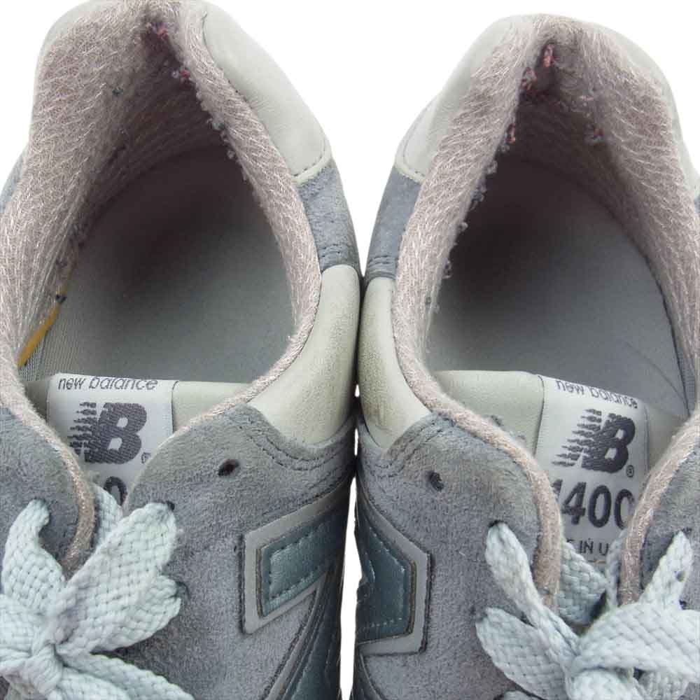 NEW BALANCE ニューバランス M1400SB USA製 1400 ローカット スニーカー グレー系 26.0cm【中古】