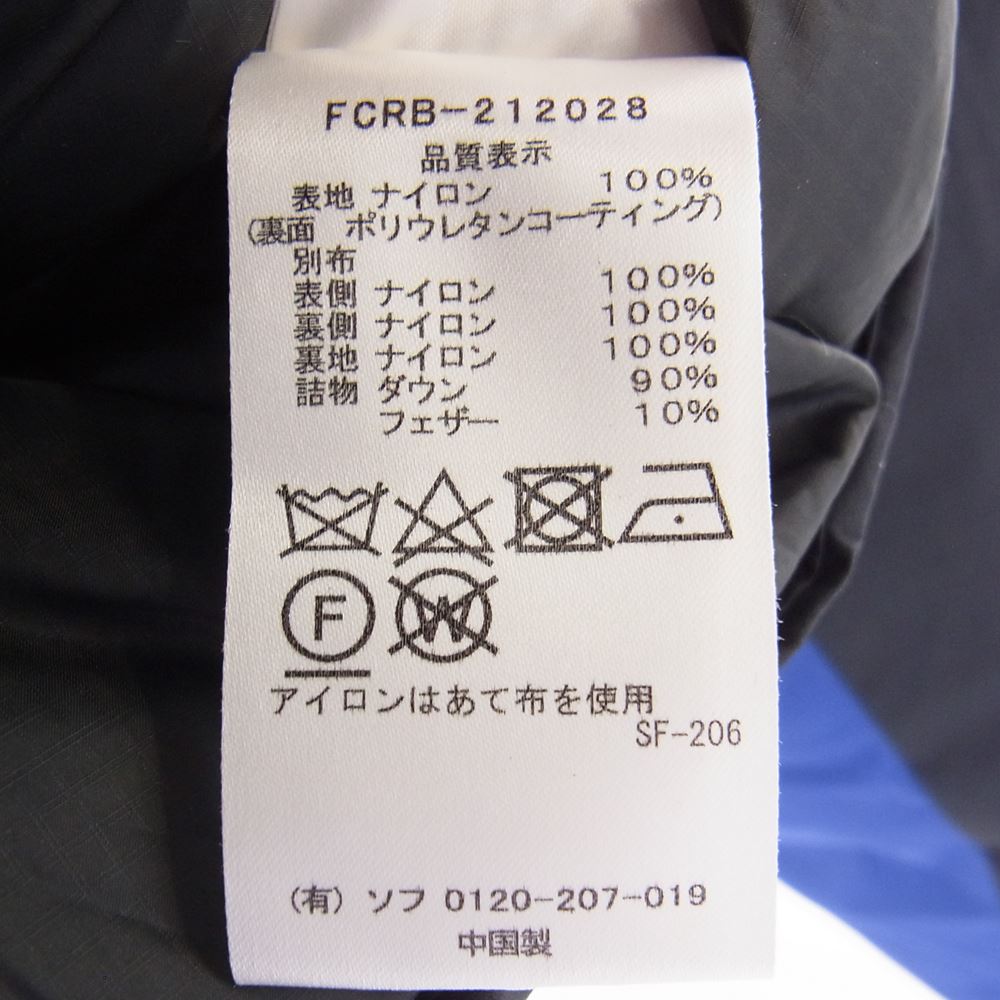 SOPH ソフ 21AW FCRB-212028 DOWN BENCH PARKA ダウン ジャケット ベンチ パーカ ブラック系 ブルー系 M【中古】