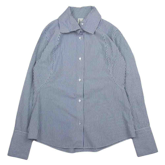 サポートサーフェス ストライプ ブラウス シャツ ホワイト系 ネイビー系 1【中古】