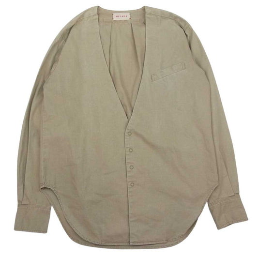 メヤメ 21SS MEY-1050 BLOUSE JACKE ブラウス ジャケット ベージュ系 F【中古】