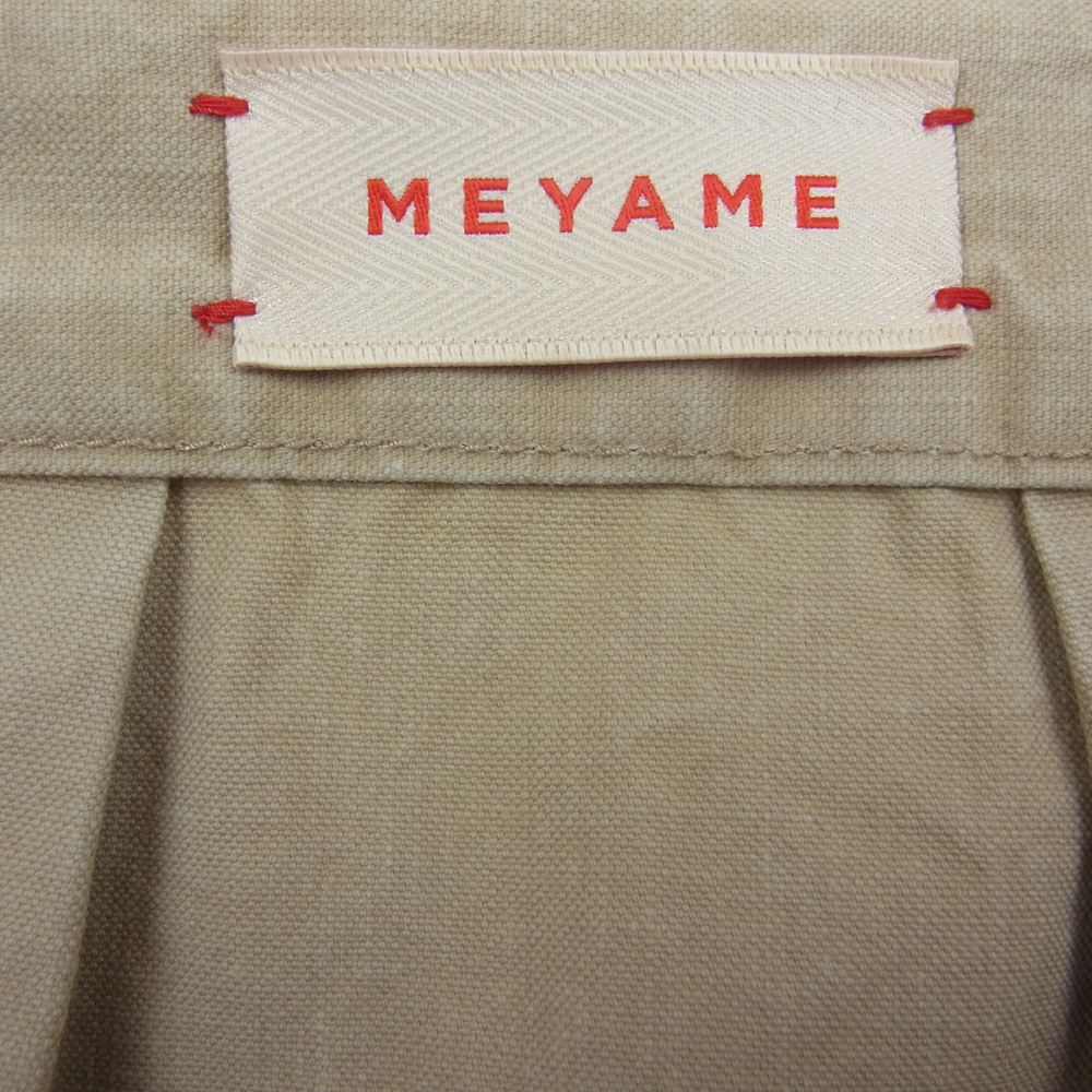 メヤメ 21SS MEY-1050 BLOUSE JACKE ブラウス ジャケット ベージュ系 F【中古】