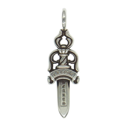 CHROME HEARTS クロムハーツ（原本無） DBL DAGGER ダブルダガー ペンダント トップ シルバー系【中古】