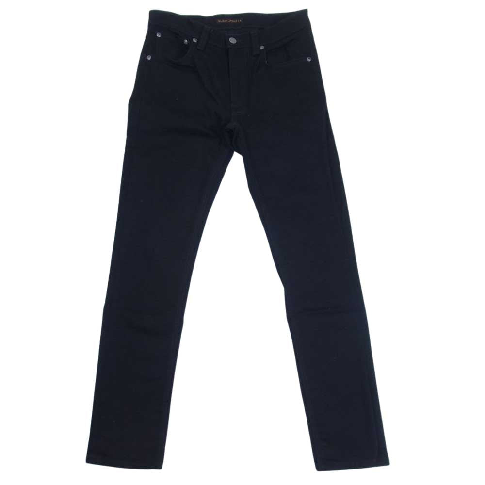 Nudie Jeans ヌーディージーンズ LEAN DEAN スキニー ブラック デニム パンツ ブラック系【中古】