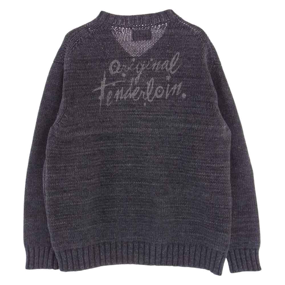 TENDERLOIN テンダーロイン 19AW V-NECK COTTON KNIT Vネック コットン