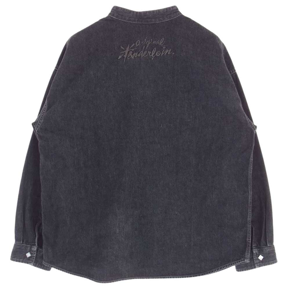TENDERLOIN テンダーロイン 22AW DENIM SHT SNAP BUTTON WASH デニム スナップボタン シャツ ダークネイビー系 S【美品】【中古】