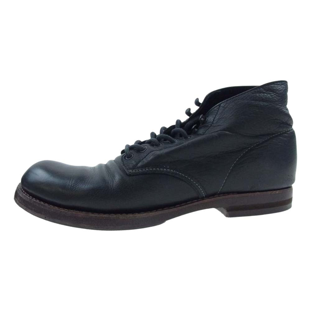 MR.OLIVE ミスターオリーブ WATERPROOF CHUKKA BOOTS レザー チャッカ ブーツ  ブラック系 インソール実寸約28cm【中古】