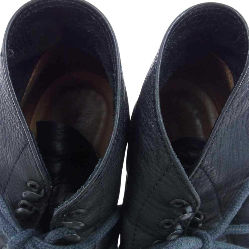 MR.OLIVE ミスターオリーブ WATERPROOF CHUKKA BOOTS レザー チャッカ ブーツ  ブラック系 インソール実寸約28cm【中古】