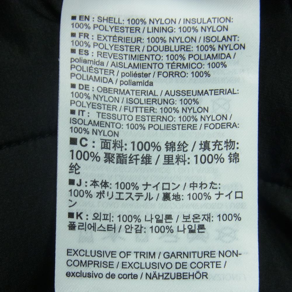 ARC'TERYX アークテリクス 21AW 24105-129829 ATOM AR HOODY 中綿 ジャケット バングラデシュ製 ブラック系 M【中古】