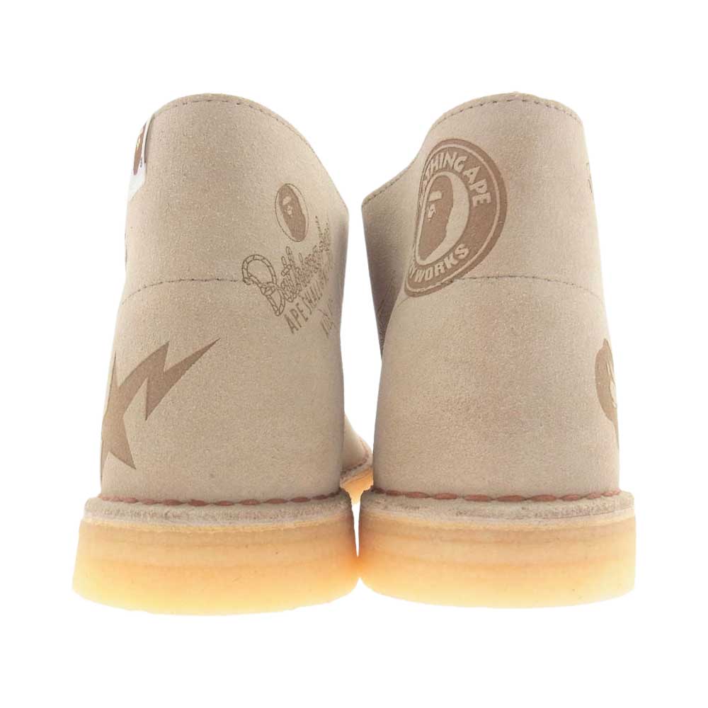A BATHING APE アベイシングエイプ × Clarks クラークス Desert Boot