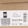 A BATHING APE アベイシングエイプ × Clarks クラークス Desert Boot Grey Embossed ロゴ スエード デザート ブーツ ライトブラウン系 26.5cm【新古品】【未使用】【中古】