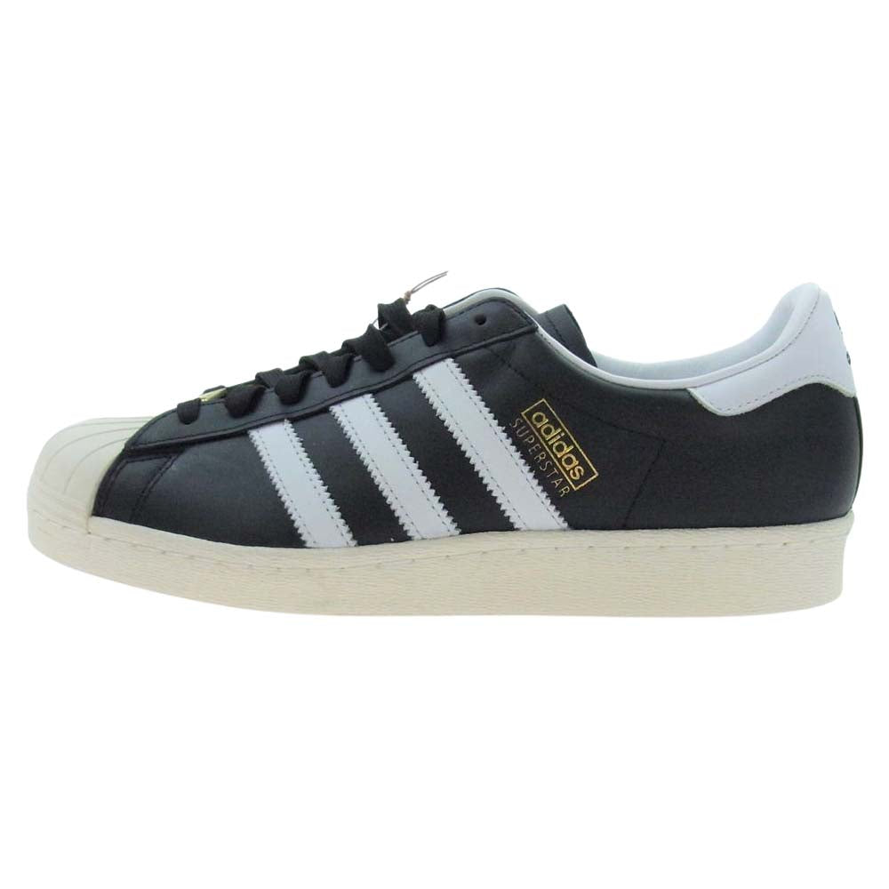 adidas アディダス IF2385 × A BATHING APE アベイシングエイプ SS80S BAPE Superstar スター スーパースター スニーカー ブラック系 27.5cm【新古品】【未使用】【中古】
