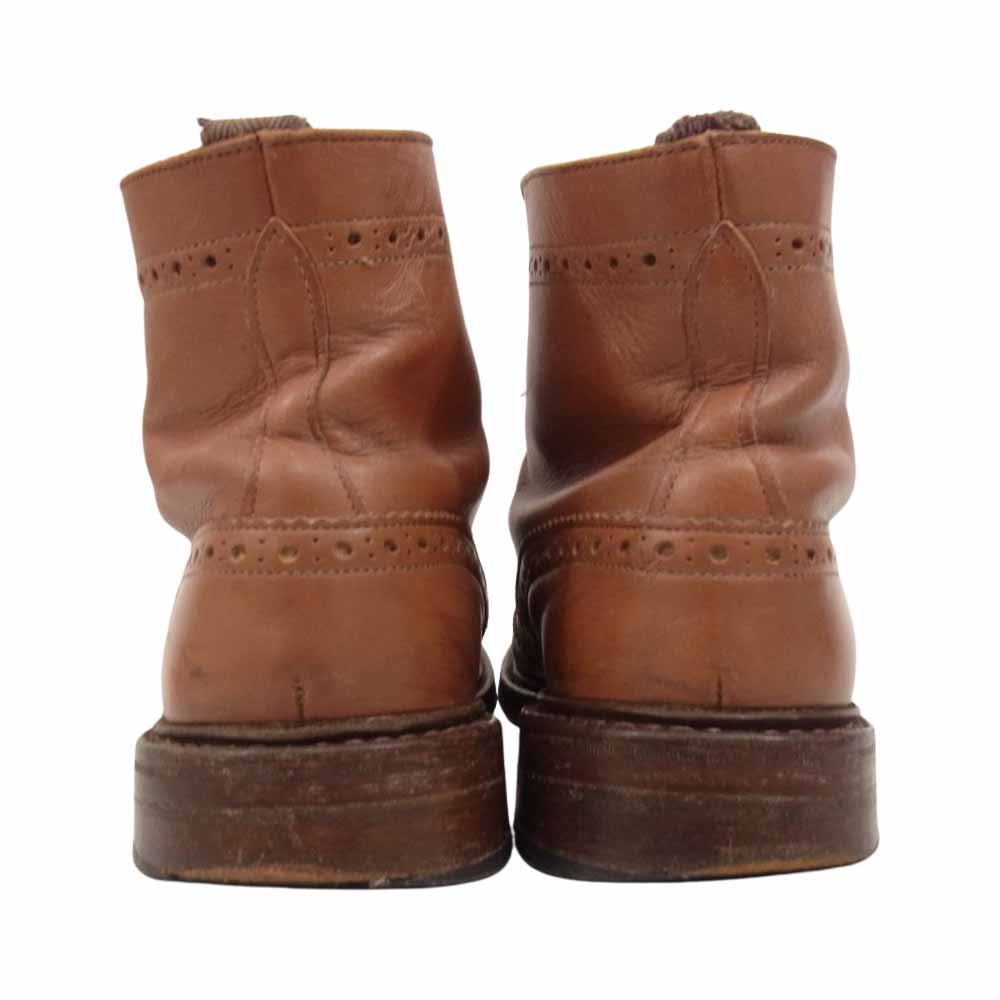Tricker's トリッカーズ L2508 MALTON モールトン Brogue Boots ウィングチップ カントリー ブーツ ブラウン系 UK8【中古】