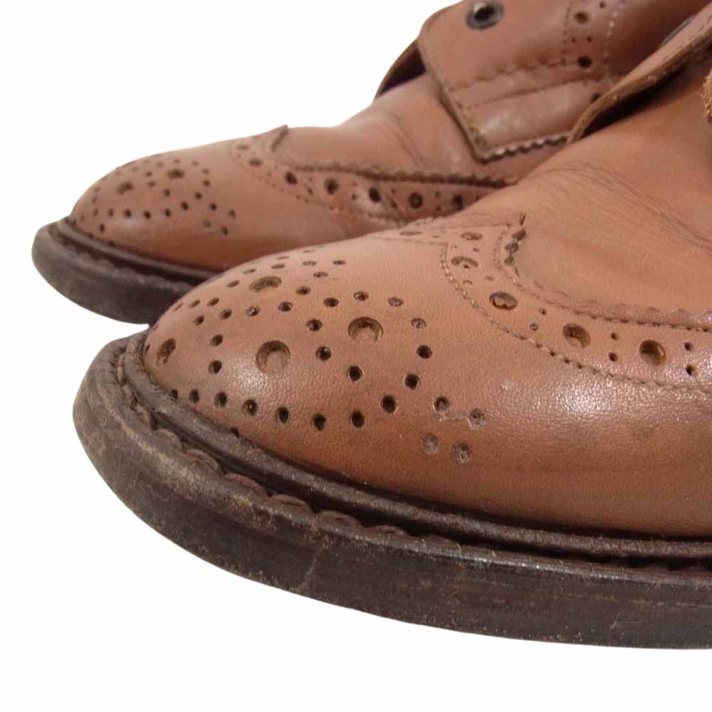 Tricker's トリッカーズ L2508 MALTON モールトン Brogue Boots ウィングチップ カントリー ブーツ ブラウン系 UK8【中古】