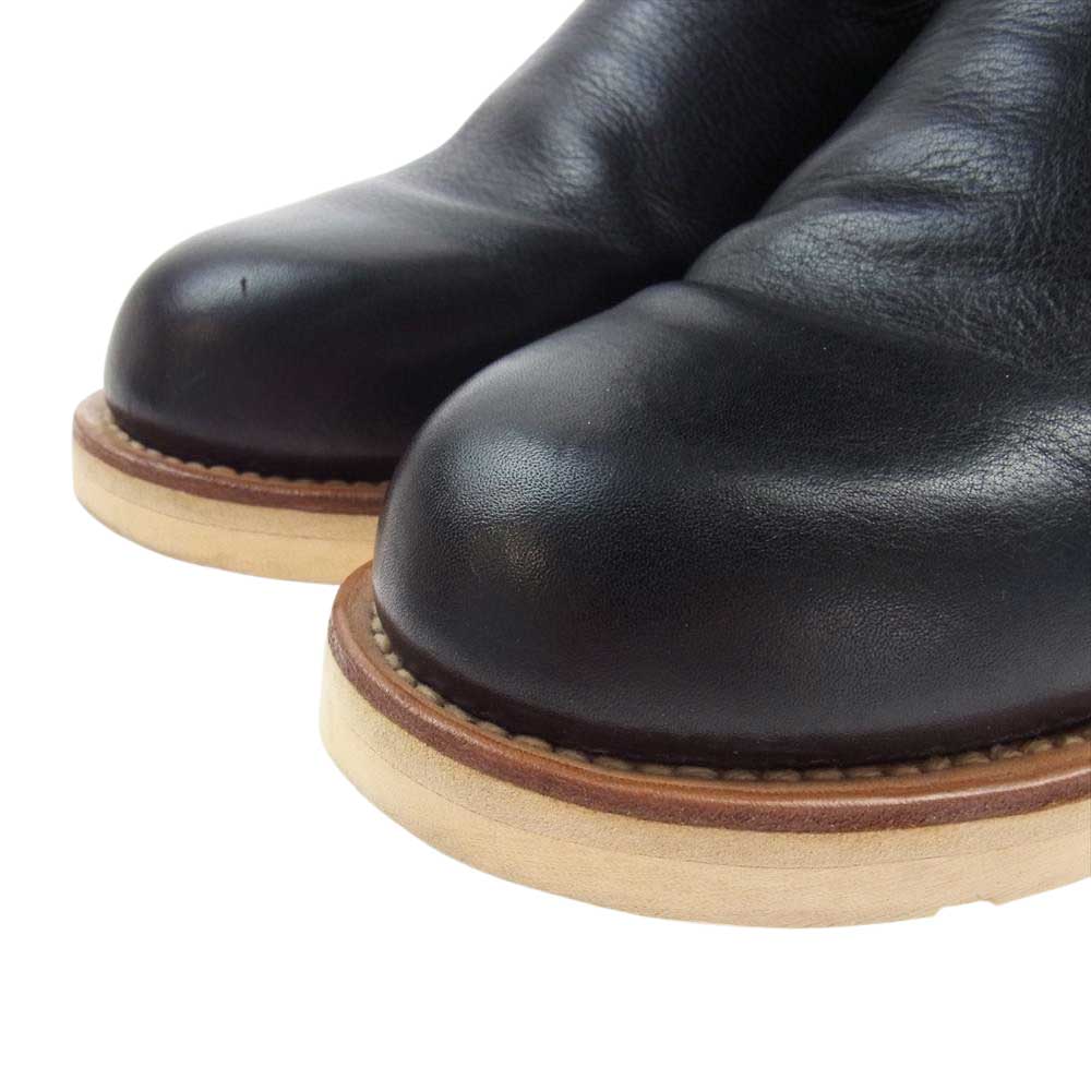 VISVIM ビズビム v10007004-01 WABANAKI BOOTS-FOLK ワバナキ レザー ワーク ペコス ブーツ ブラック系 US9.5【中古】