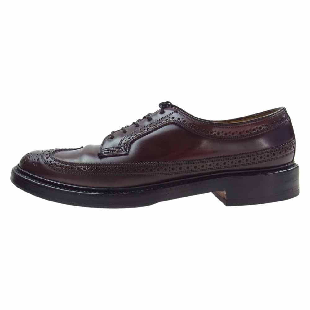 FLORSHEIM フローシャイム 669070 KENMOOR ケンムーア コードバン ウィングチップ ドレス シューズ ブラウン系 9.5【中古】