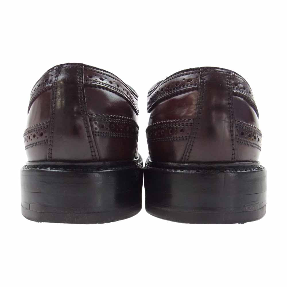 FLORSHEIM フローシャイム 669070 KENMOOR ケンムーア コードバン ウィングチップ ドレス シューズ ブラウン系 9.5【中古】