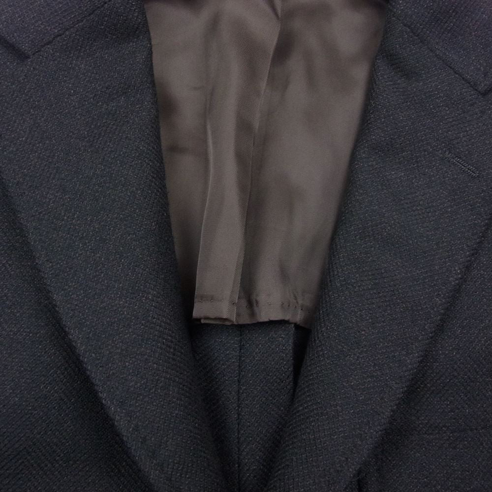 リング ジャケット 段返り2B ウール テーラード ジャケット ブラウン系 44【中古】