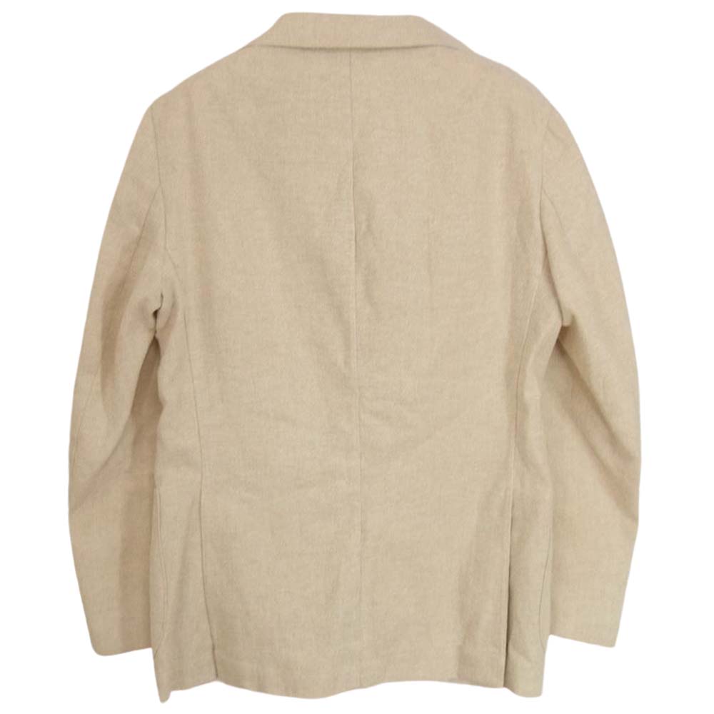 デペトリロ イタリア製 リネン混 テーラードジャケット ベージュ系 44【中古】