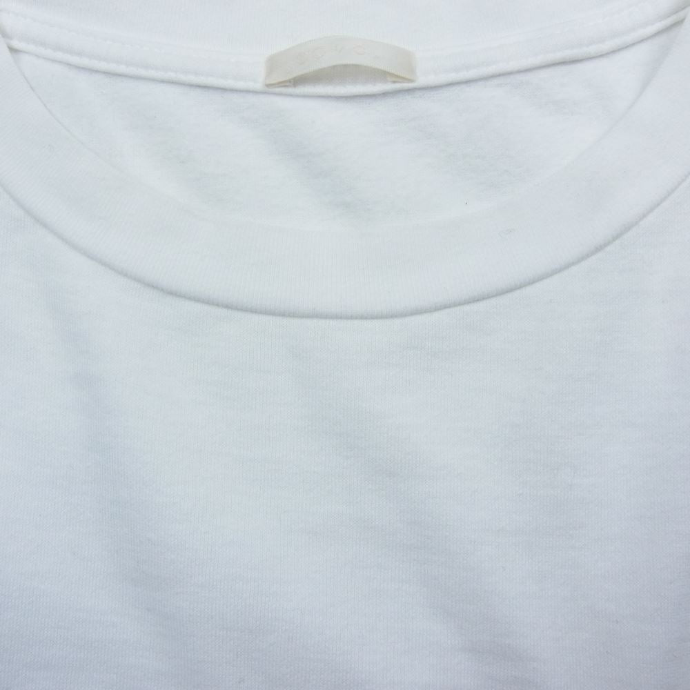 COMOLI コモリ L03-05001 裏起毛 ポケット ロング スリーブ Tシャツ ホワイト系【中古】