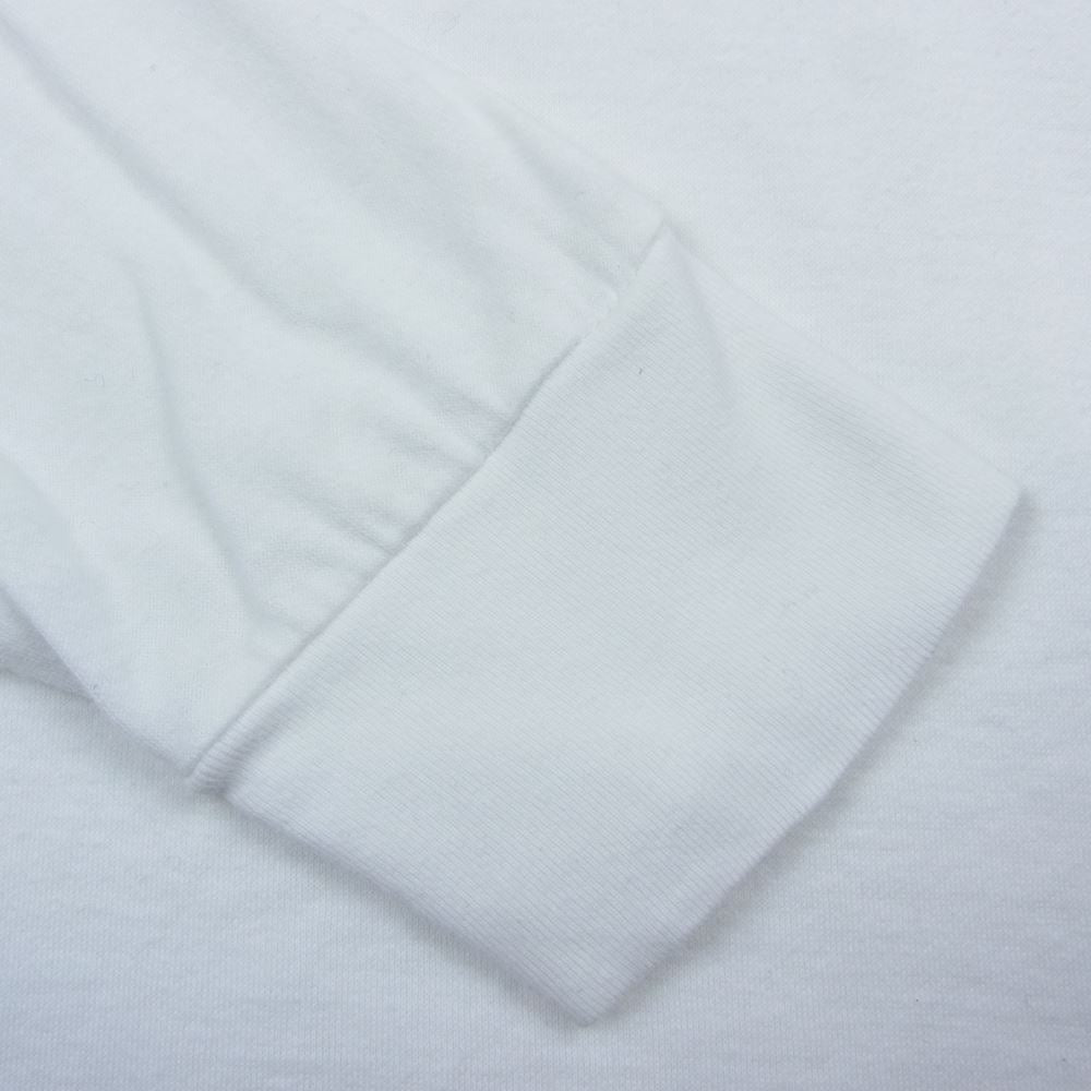 COMOLI コモリ L03-05001 裏起毛 ポケット ロング スリーブ Tシャツ ホワイト系【中古】